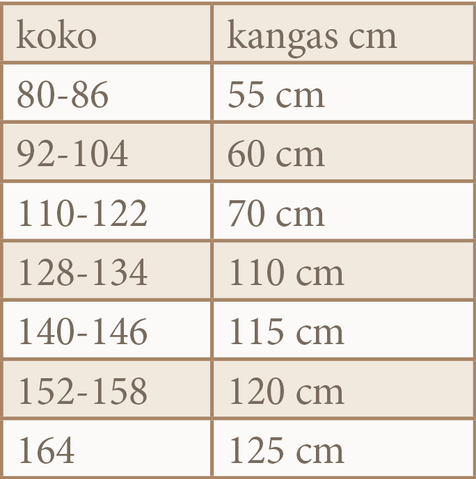 Aalto lasten paita 80-164 cm